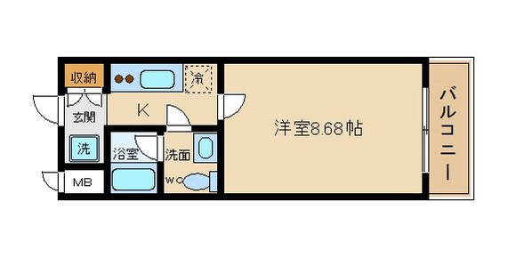 エクセレント二条城北の物件間取画像